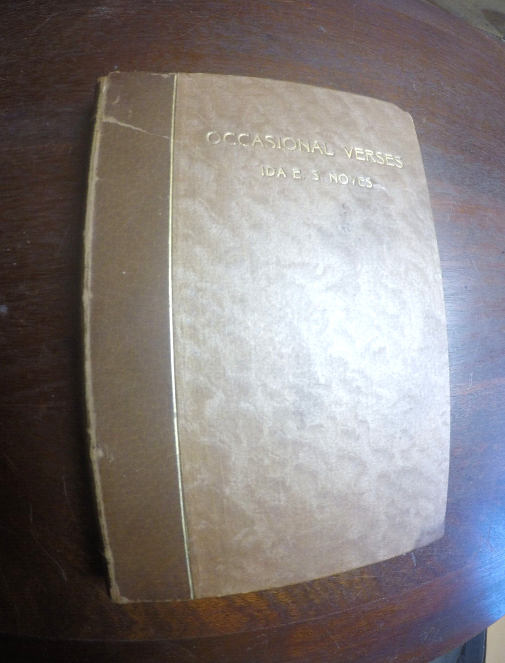 Rare c1913 Poetry Idea ES Noyes - Occasional Verses - Univ of Chicago - VG Book Rare c1913 Poetry Idea ES Noyes - Occasional Verses - Univ of Chicago - VG Book