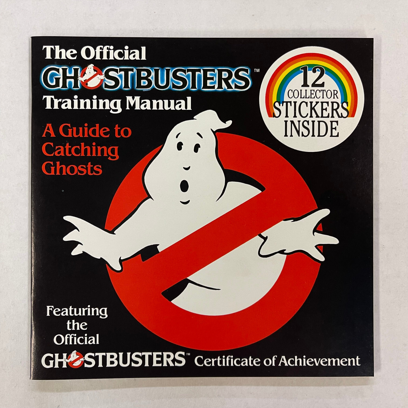 Vintage Official Ghostbusters Training Manual Book w/Stickers 1984 New Old-Stock Vintage Official Ghostbusters Training Manual Book w/Stickers 1984 New Old-Stock