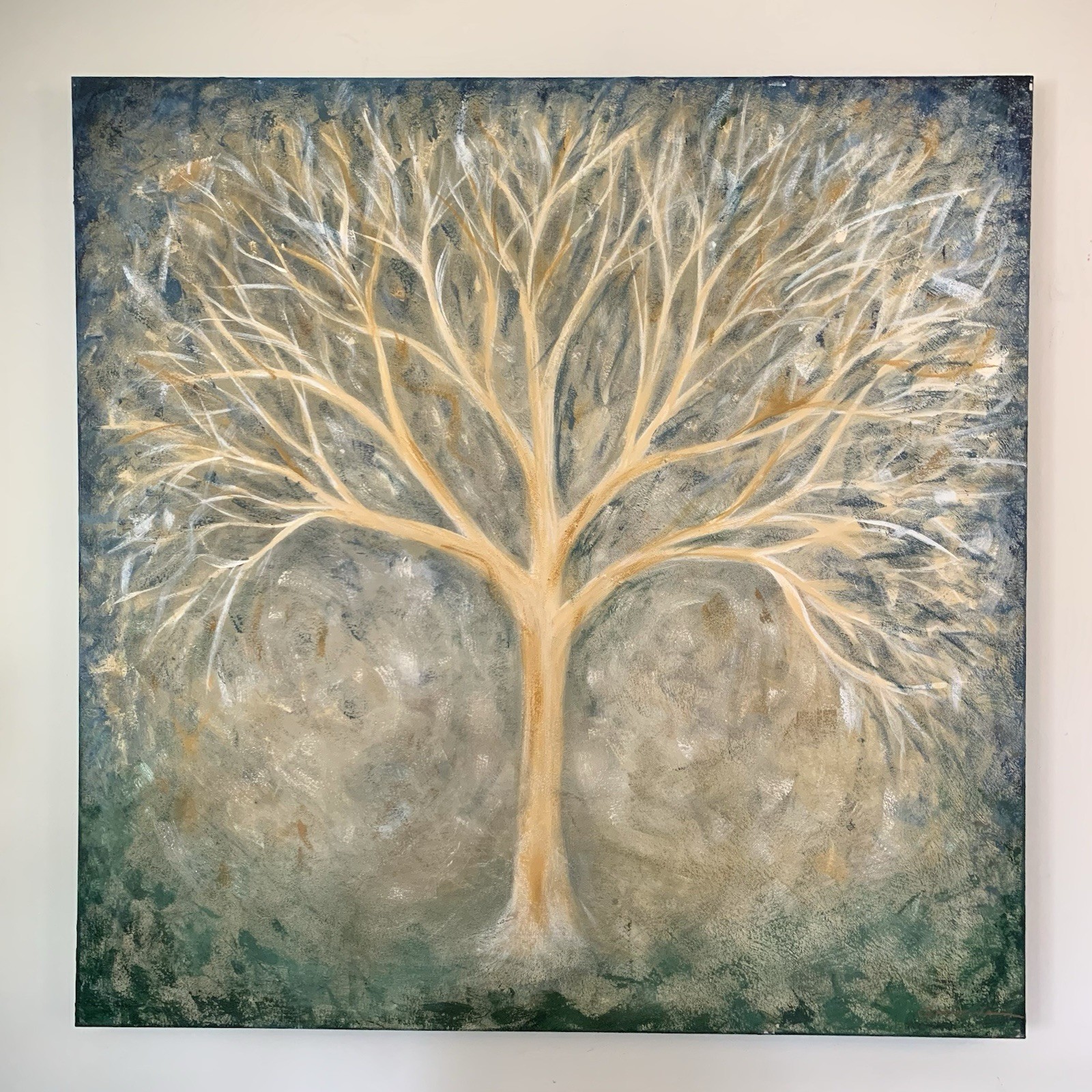 Large Original Textured Painting “Dream Tree” 48x48” Fine Art by Chip Ghigna Large Original Textured Painting “Dream Tree” 48x48” Fine Art by Chip Ghigna
