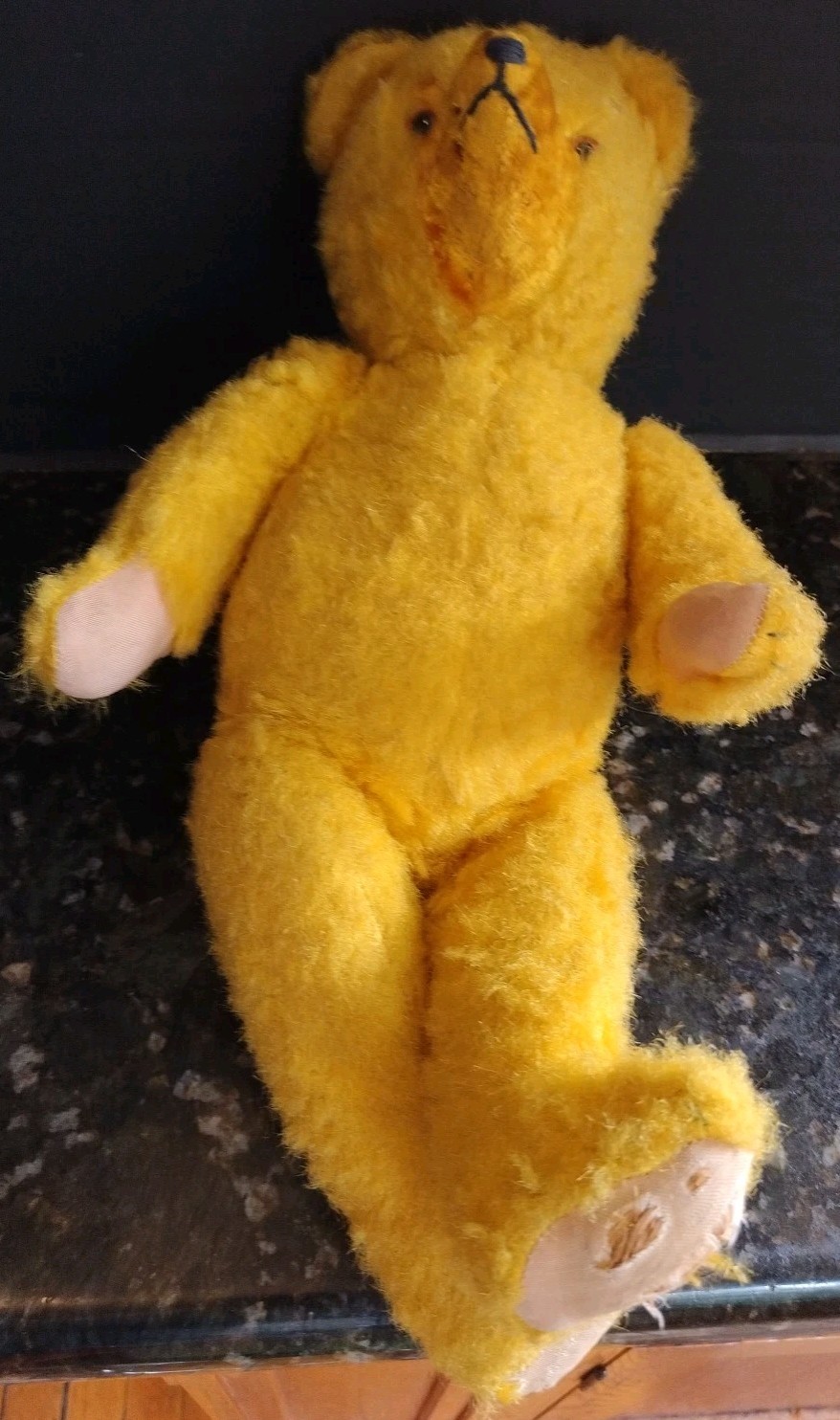 Rare Antique 18” Fully Jointed Teddy Bear Working Growler Box (AB) Rare Antique 18” Fully Jointed Teddy Bear Working Growler Box (AB)