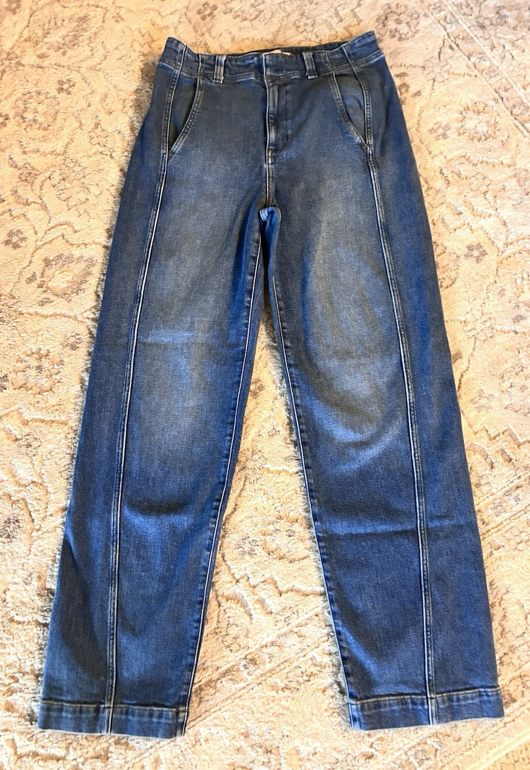 Madewell Women’s Regular Fit Straight Medium Wash Blue Cotton Denim Jeans 29 Madewell Women’s Regular Fit Straight Medium Wash Blue Cotton Denim Jeans 29