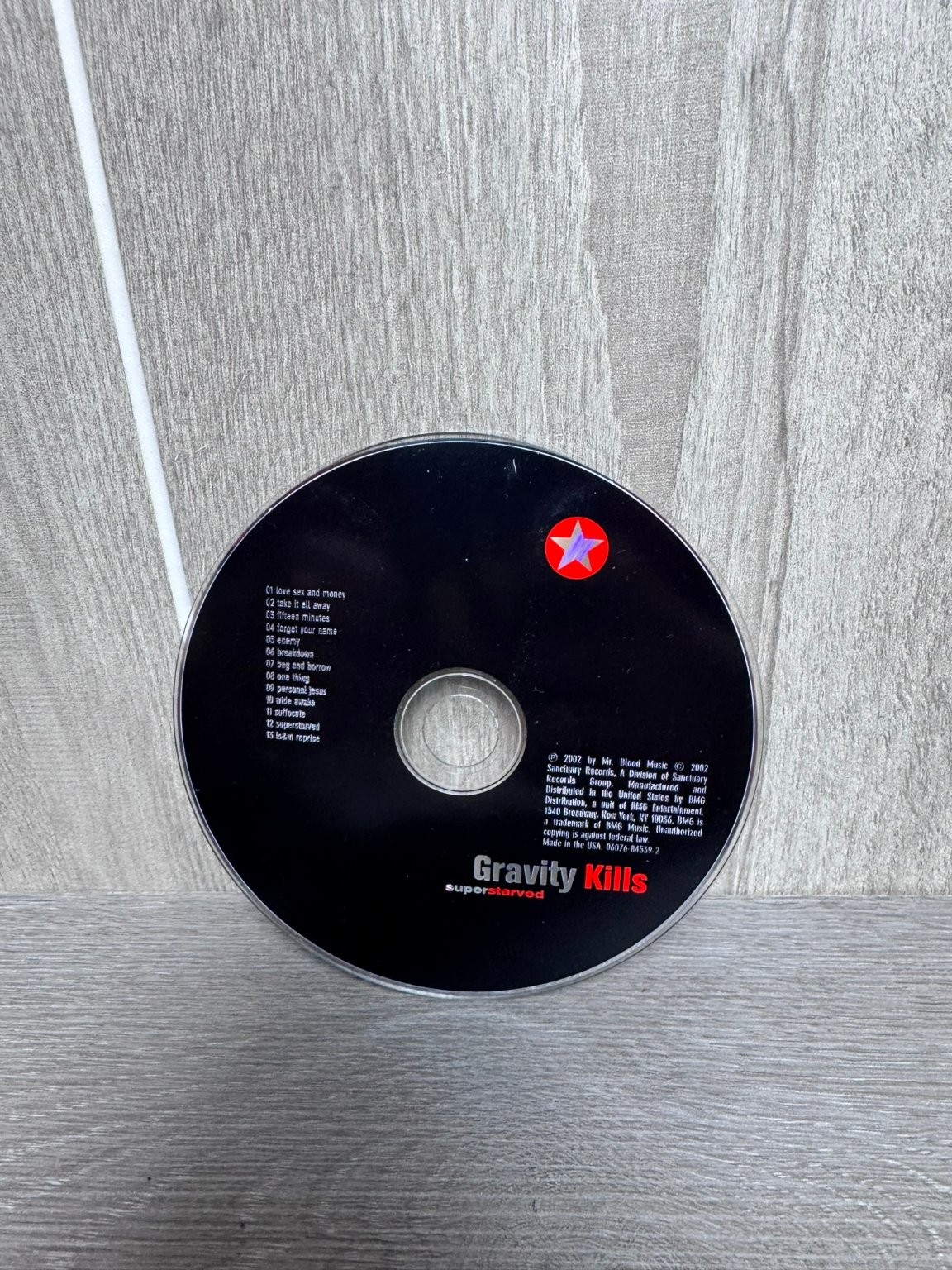Gravity Kills – Superatives CD 2002 Industrial Rock Sanctuary Records