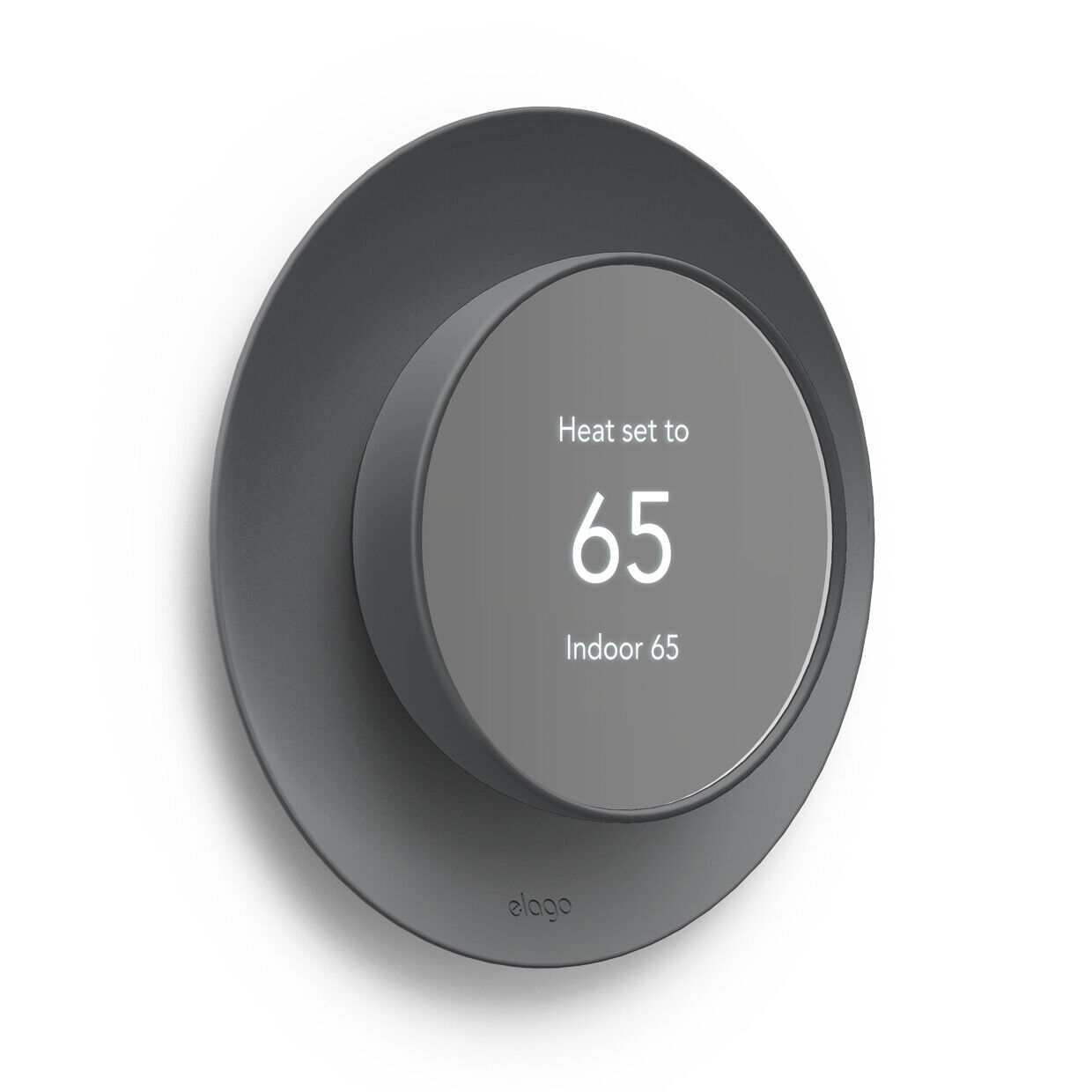 Google Nest Satellite Wall Plate Cover for Nest Thermostat 2020 - elago® [Grey]