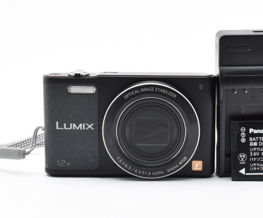 [Exc+++] Panasonic Lumix DMC-SZ10 Black Compact Digital Camera #5542A