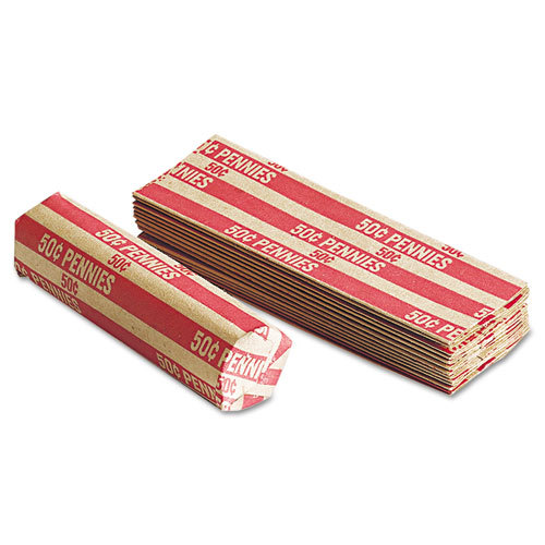 COIN WRAPPERS - ANY AMOUNT - ANY MIX - Penny Nickel Dime Quarter Half or Dollar+