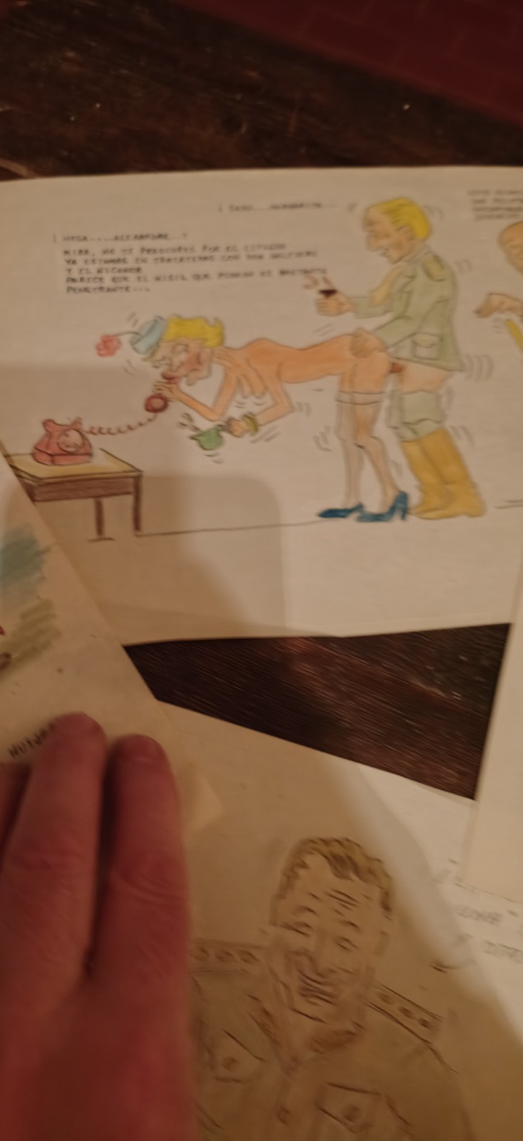 FALKLAND ISLANDS MALVINAS WAR RARE Grotesque Drawings Argentina Papers 1982 FALKLAND ISLANDS MALVINAS WAR RARE Grotesque Drawings Argentina Papers 1982