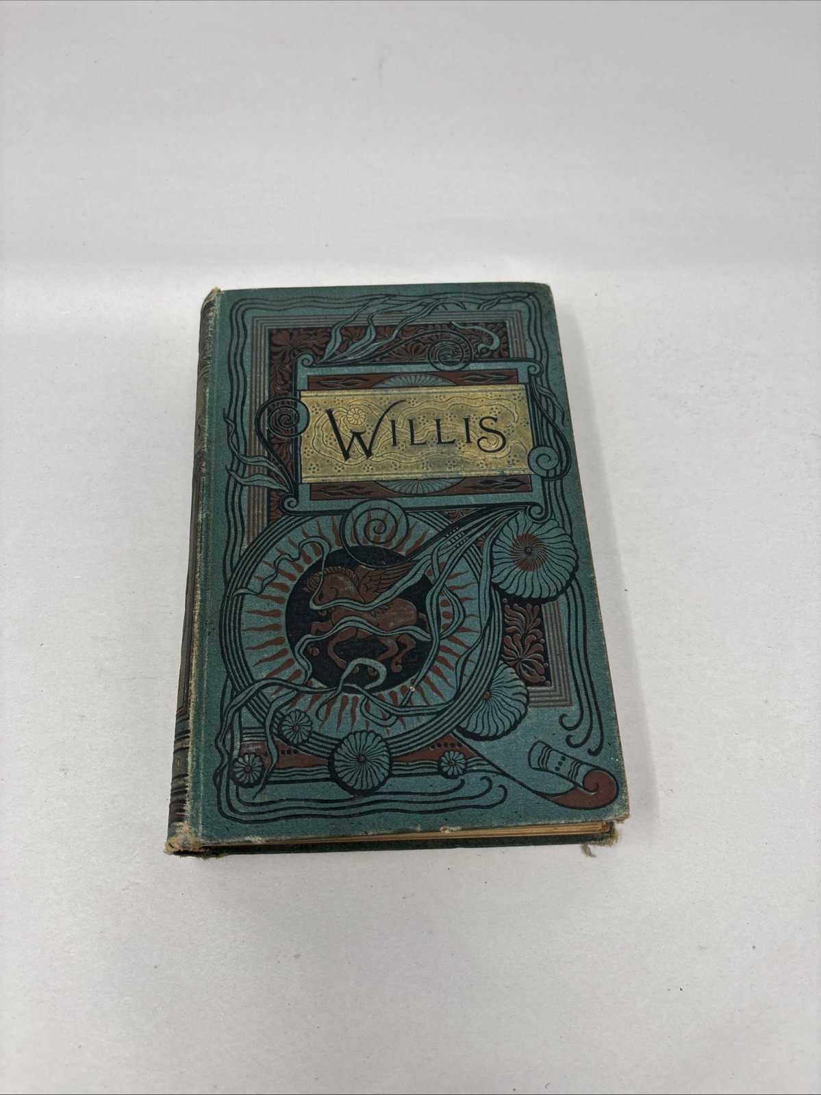 1880’s Victorian Book Poems Of Nathaniel Parker Willis Memoir By H.L. Williams 1880’s Victorian Book Poems Of Nathaniel Parker Willis Memoir By H.L. Williams