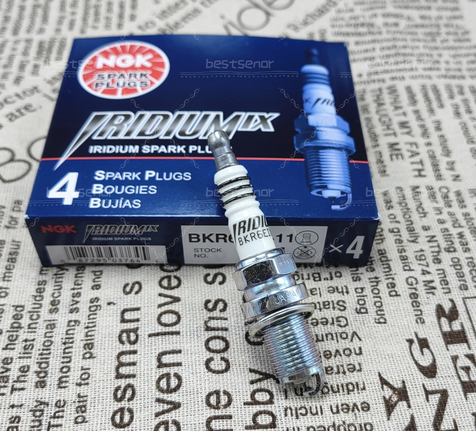 4Pcs Spark Plugs For BKR6EIX-11 NGK 3764 Iridium IX BKR6EIX11 NEW 4Pcs Spark Plugs For BKR6EIX-11 NGK 3764 Iridium IX BKR6EIX11 NEW