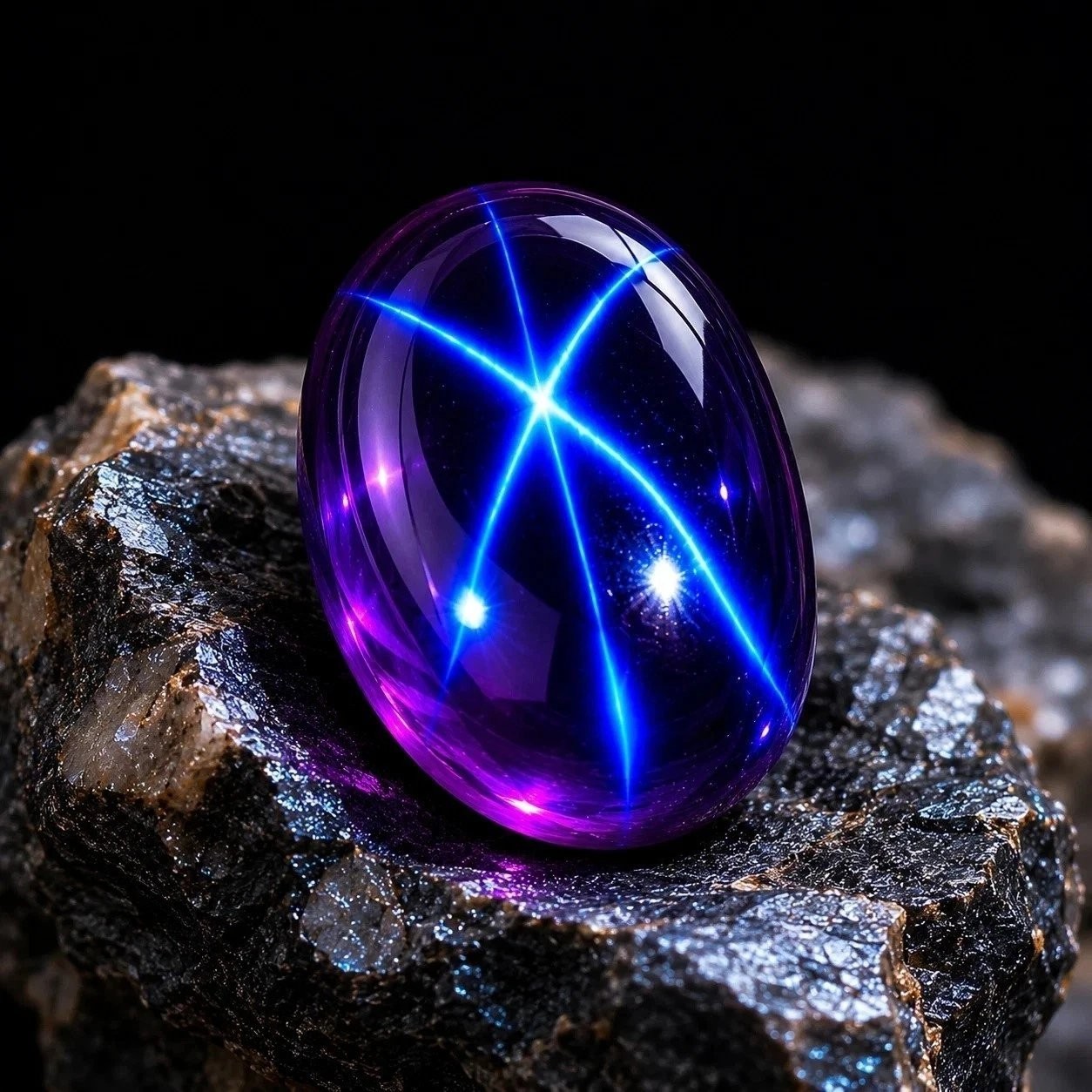 Star Sapphire 9.00 Ct Purple Untreated Natural Certified Cabochon Loose Gemstone