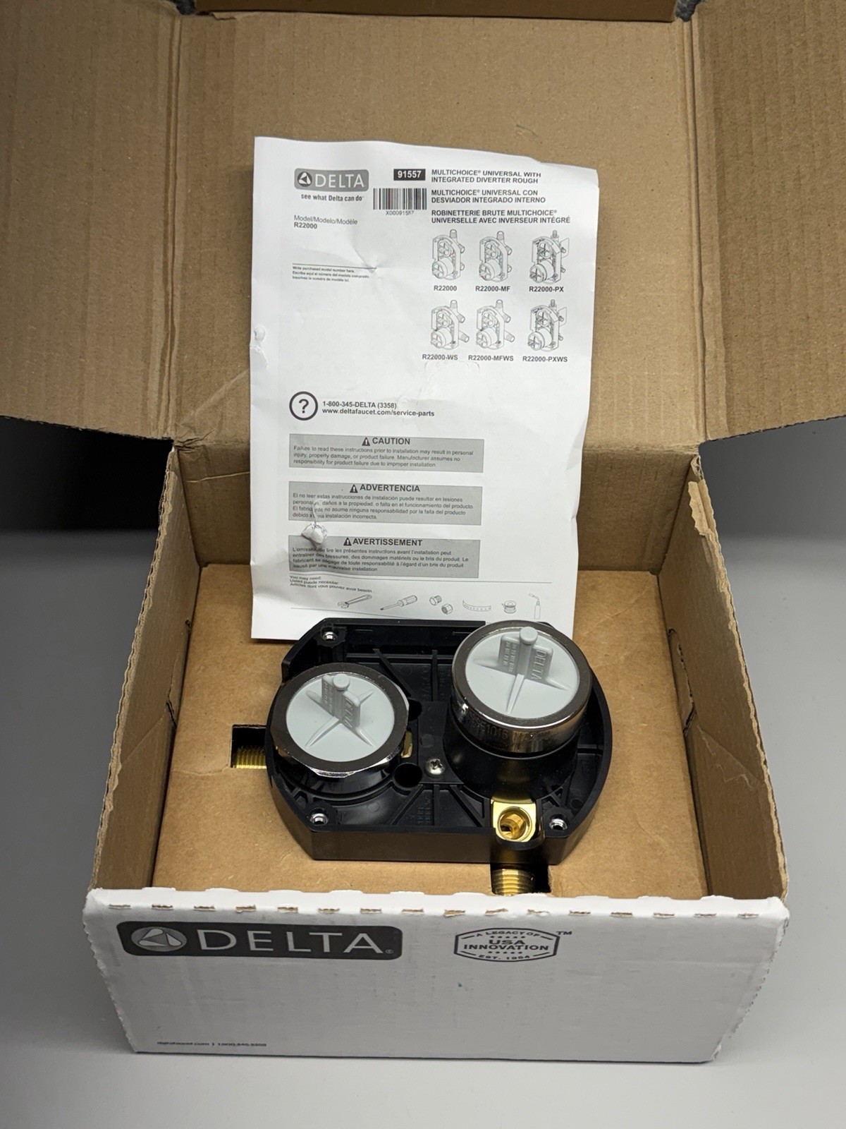 Delta R22000-WS - Rough In Faucet