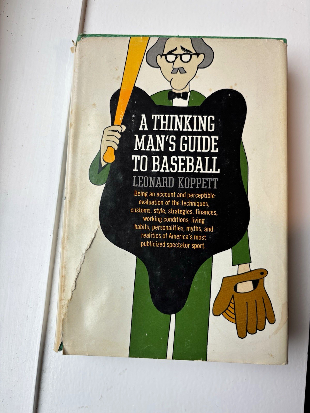 Vintage A Thinking Mans Guide to Baseball Leonard Koppett Hardcover 1967 DJ
