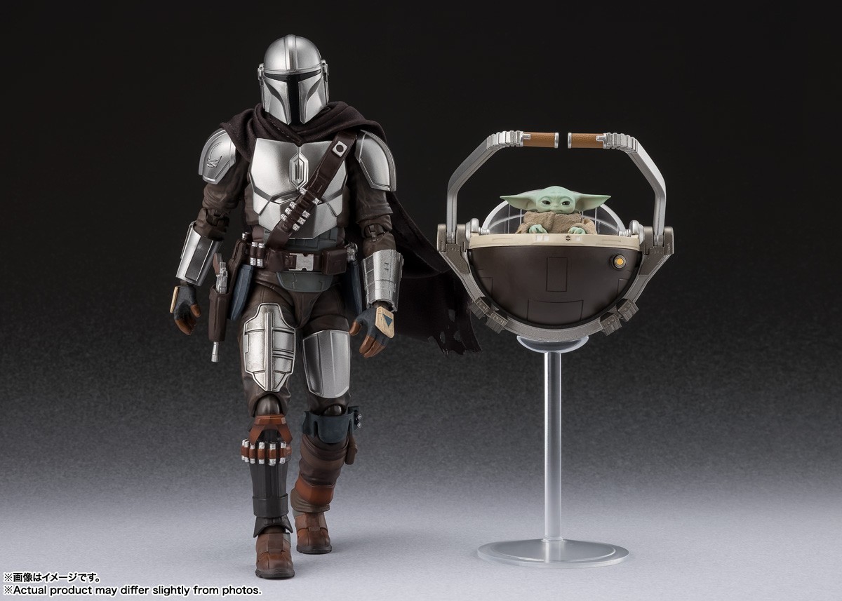 S.H. Figuarts Star Wars The Mandalorian and Grogu Set Action Figure