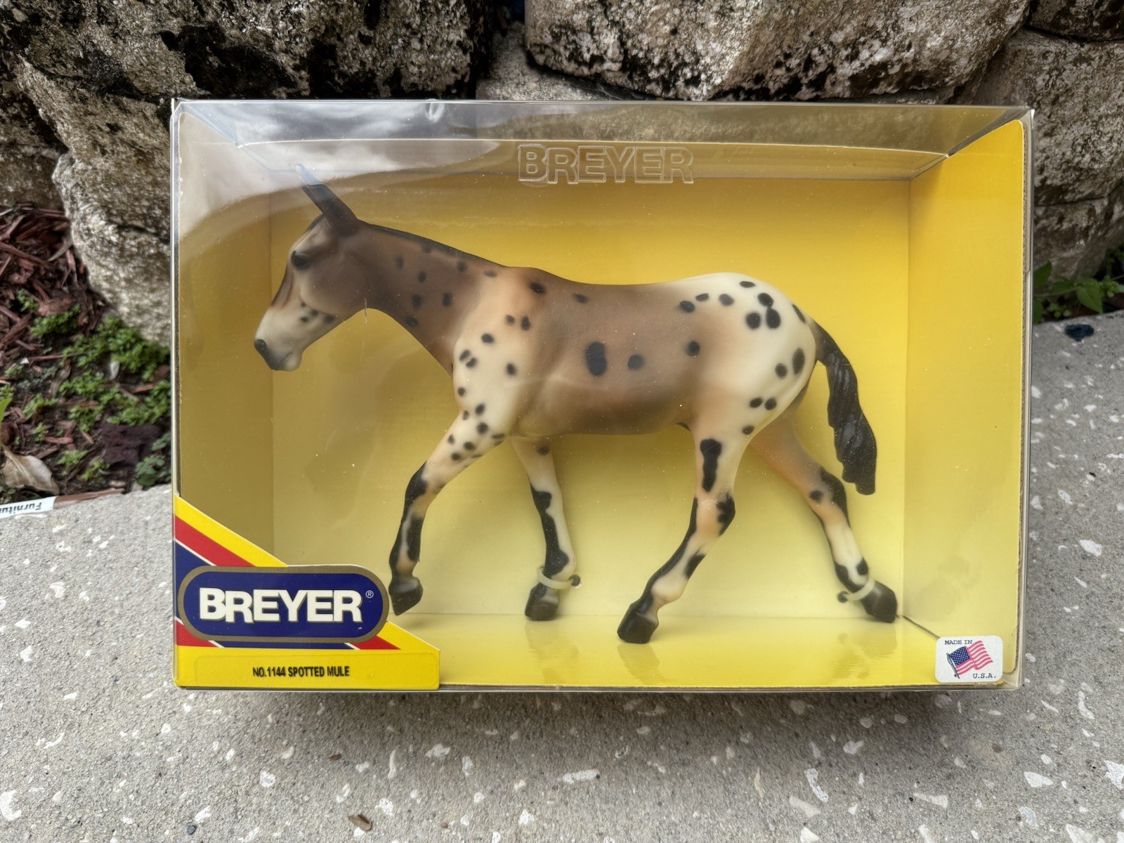 New Retired Breyer Horse #1144 Spotted Mule Leopard Appaloosa Brown Sunshine