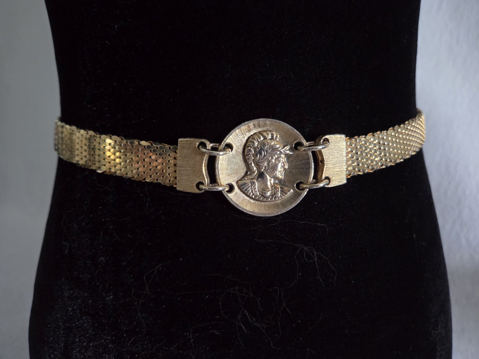 Vintage Mesh Greek Roman Spartan Coin Belt NOS Heavy 28 Vintage Mesh Greek Roman Spartan Coin Belt NOS Heavy 28