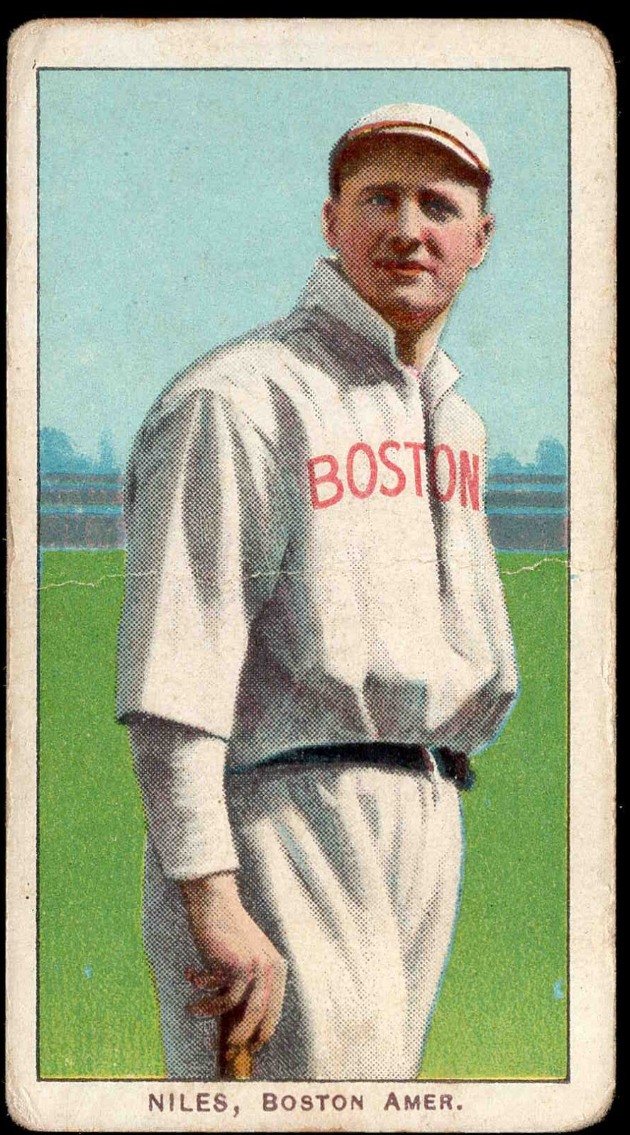 1909 T-206 HARRY NILES - Boston Red Sox - 1911 T206 T 206 Piedmont 150 a