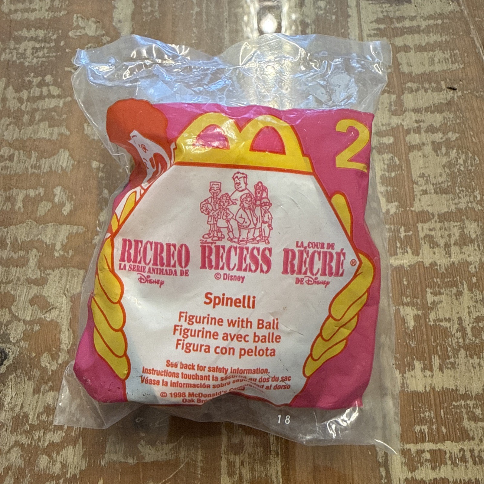 New sealed 1998 Disney Recess McDonalds Happy Meal Toy  - Spinelli #2