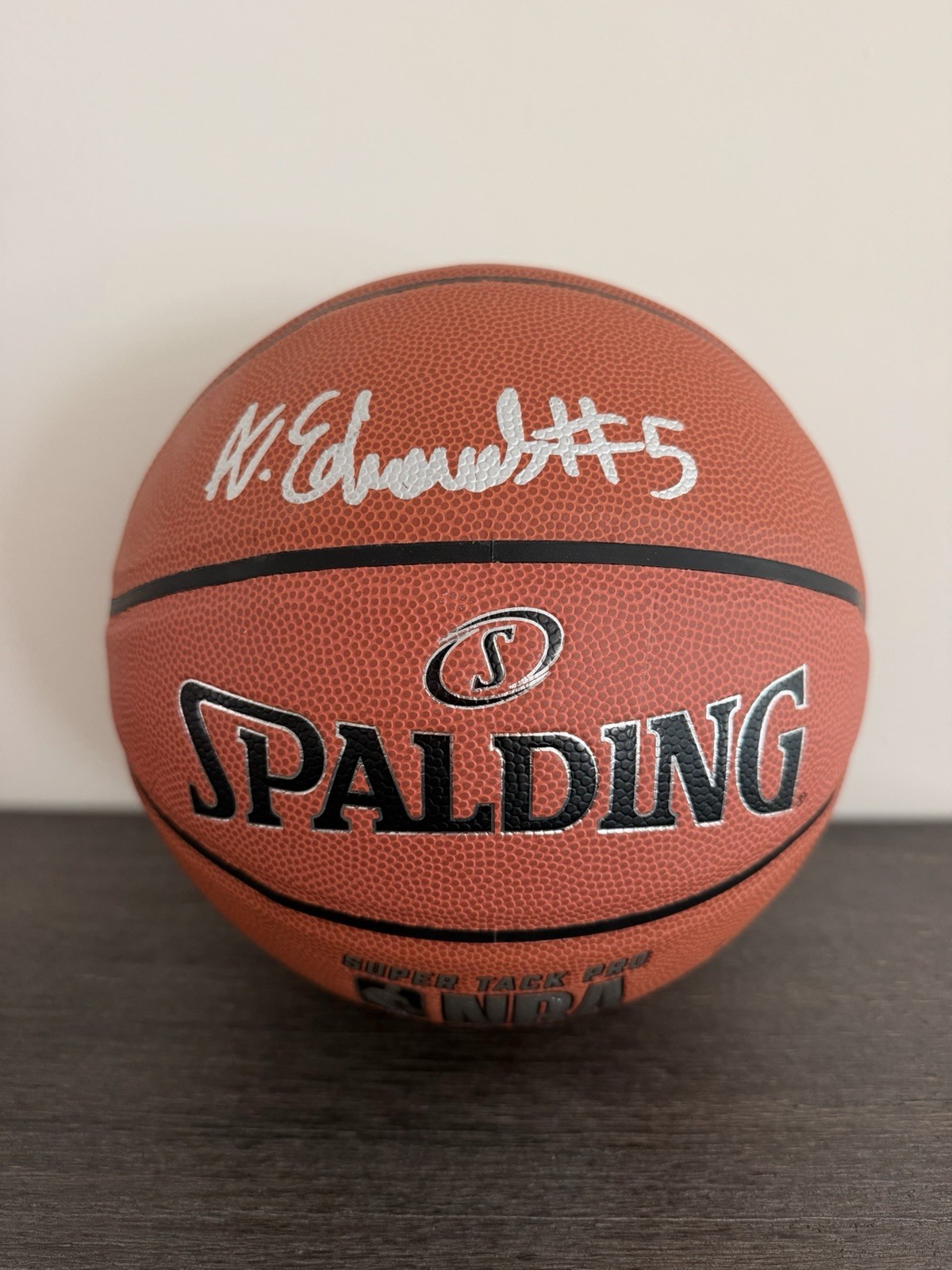 Anthony Edwards *RARE* Full Signature Signed Basketball JSA Authentication Anthony Edwards *RARE* Full Signature Signed Basketball JSA Authentication
