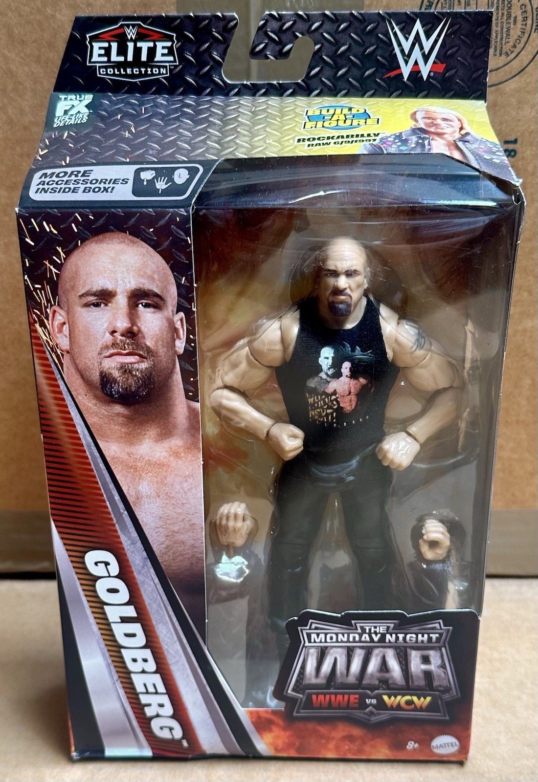 WWE Elite Monday Night War Series 12 GOLDBERG Action Figure w/ BAF WWE Elite Monday Night War Series 12 GOLDBERG Action Figure w/ BAF