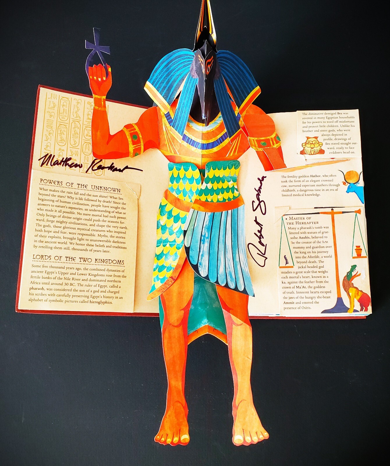 SIGNED Gods & Heroe ROBERT SABUDA Scarce HAND SIGNED 3D Pop Up Collectible FIRST
