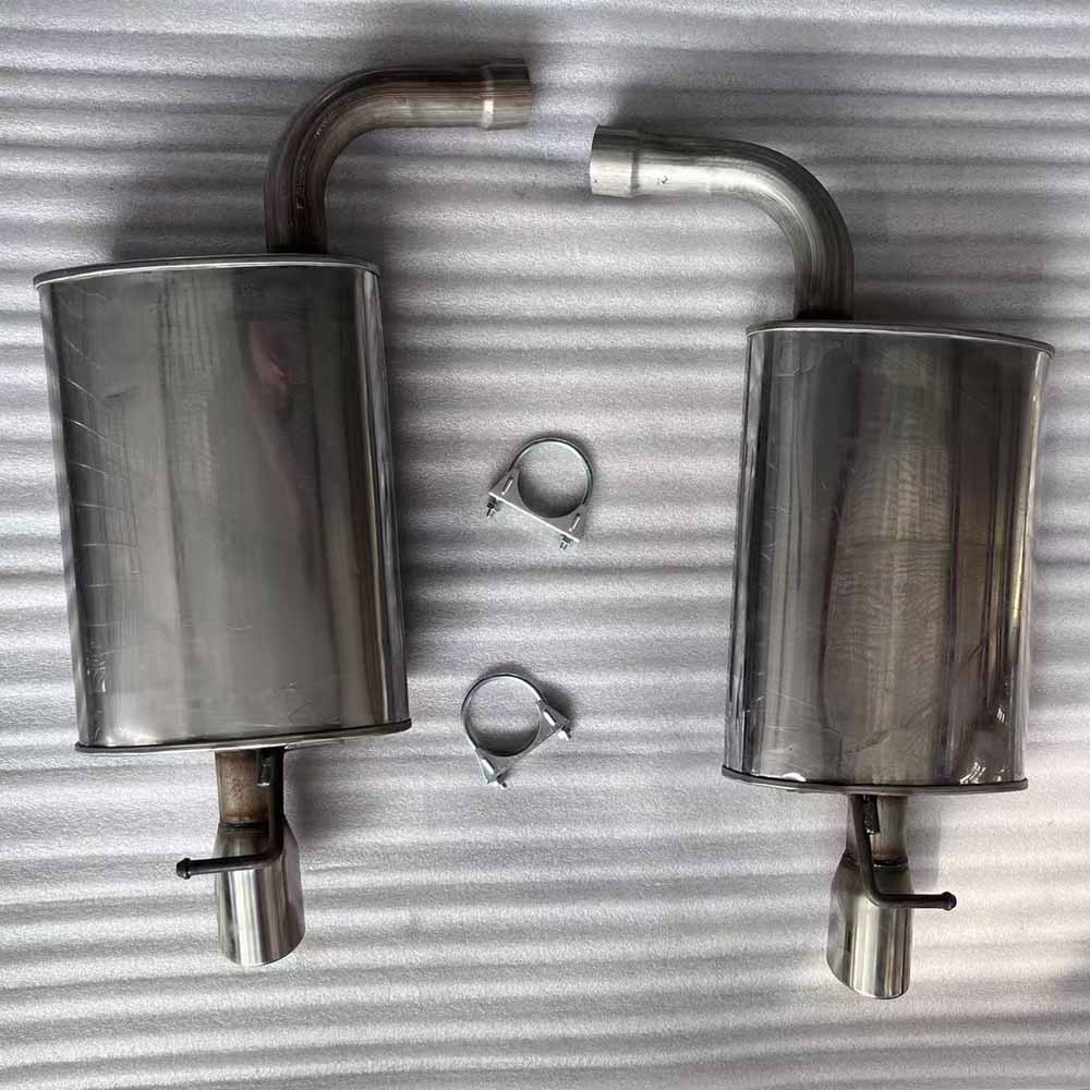 Pair Exhaust Muffler fits 2011-2015 2016 Ford Explorer 3.5L Stainless Steel New