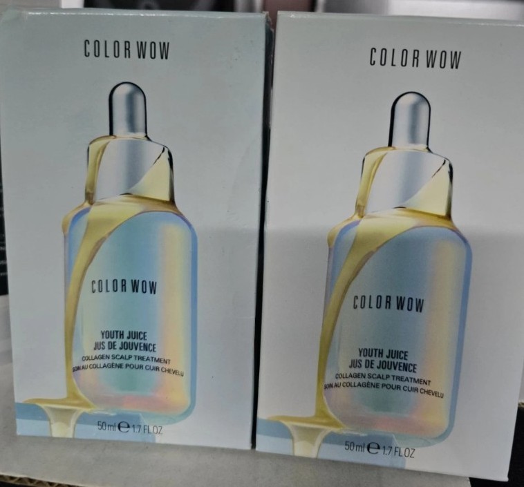 Color Wow Youth Juice Collagen Scalp Treatment 1.7 Oz Lot Of 2 Color Wow Youth Juice Collagen Scalp Treatment 1.7 Oz Lot Of 2