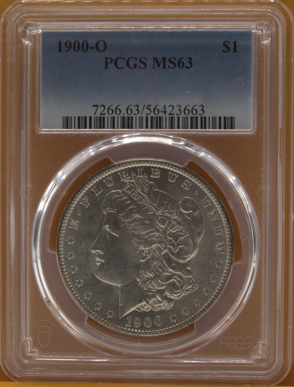 1900 O Morgan Silver Dollar PCGS MS63 $1 Coin New Orleans Uncirculated 1900 O Morgan Silver Dollar PCGS MS63 $1 Coin New Orleans Uncirculated