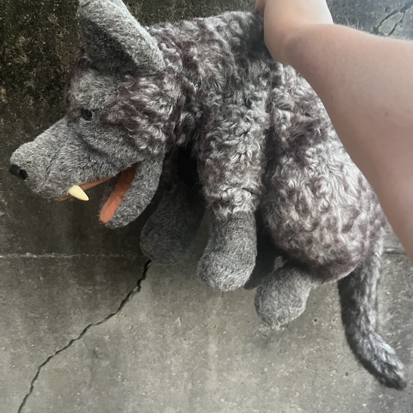 Vintage Folktails / Folkmanis Furry BIG BAD WOLF Full Body 30\ Vintage Folktails / Folkmanis Furry BIG BAD WOLF Full Body 30\