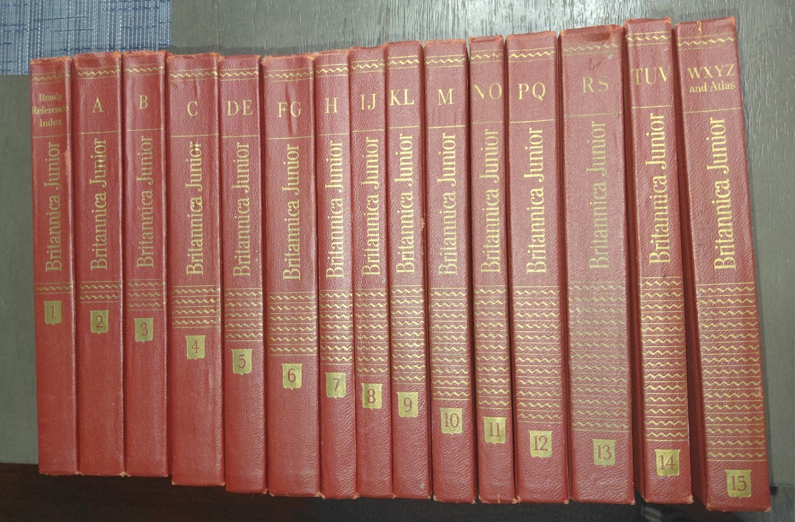 Encyclopedia Britannica Junior Jr Vintage 1956/ Set Of 15 Volumes Complete Red Encyclopedia Britannica Junior Jr Vintage 1956/ Set Of 15 Volumes Complete Red