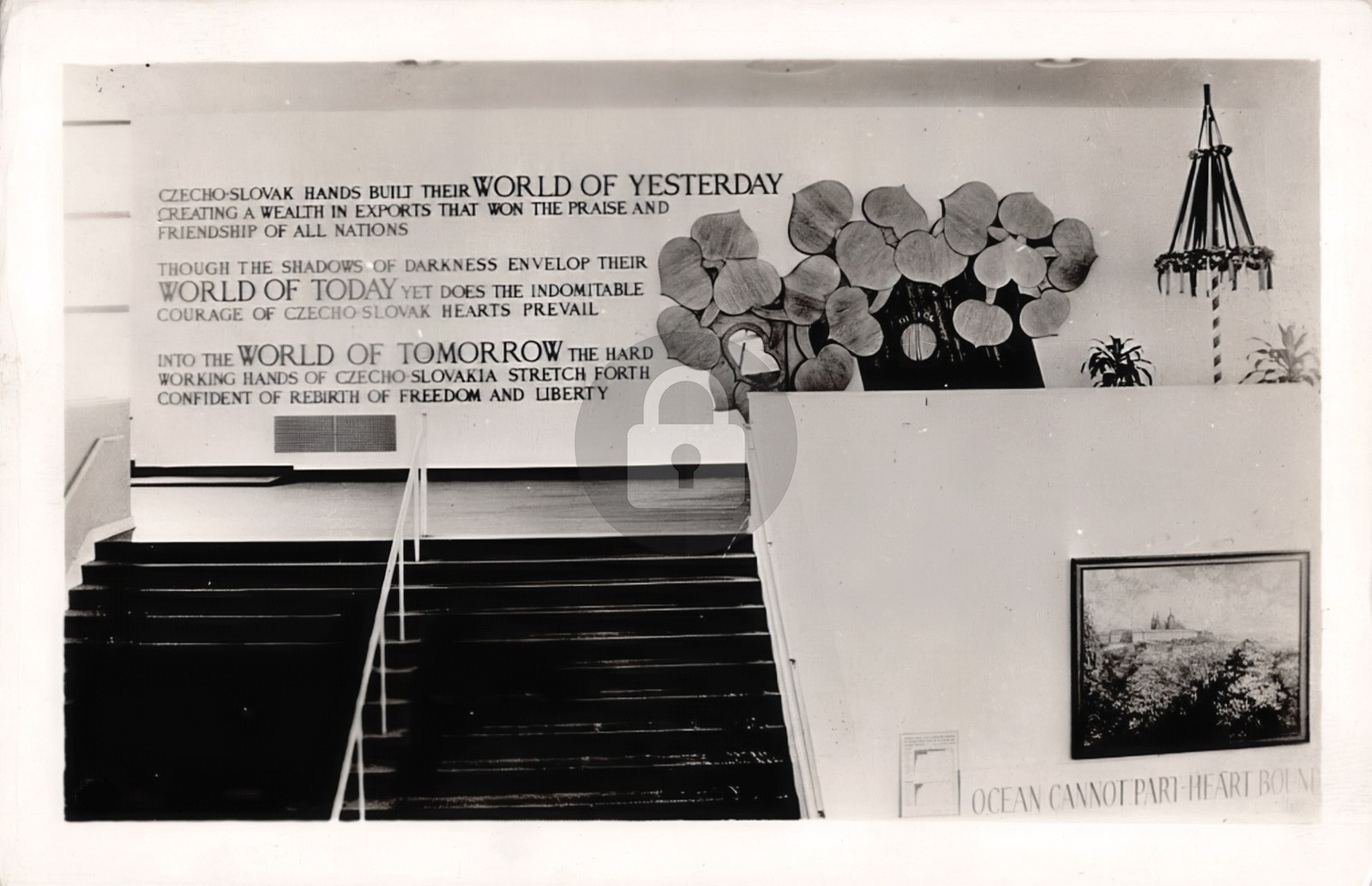 1939 New York World's Fair Czechoslovakia Pavilion RPPC Photo Postcard COPY 1939 New York World's Fair Czechoslovakia Pavilion RPPC Photo Postcard COPY