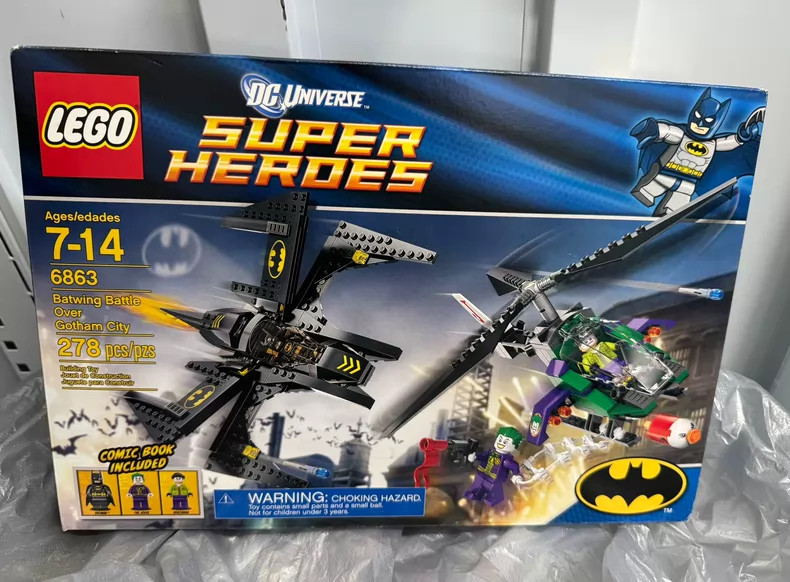 LEGO 6863 Batwing Battle Over Gotham City DC Universe Super Heroes 278pc Comic！
