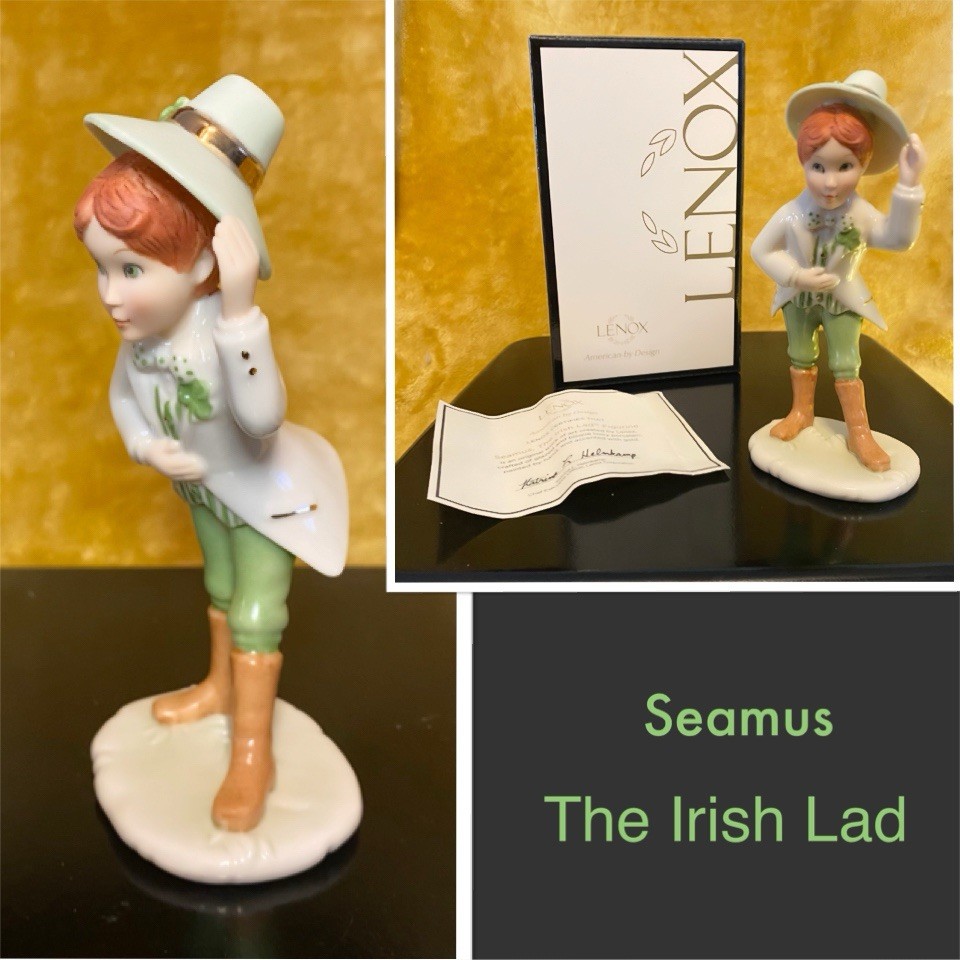 LENOX American by Design SEAMUS The Irish Lad Porcelain St. Patrick’s Day Figure