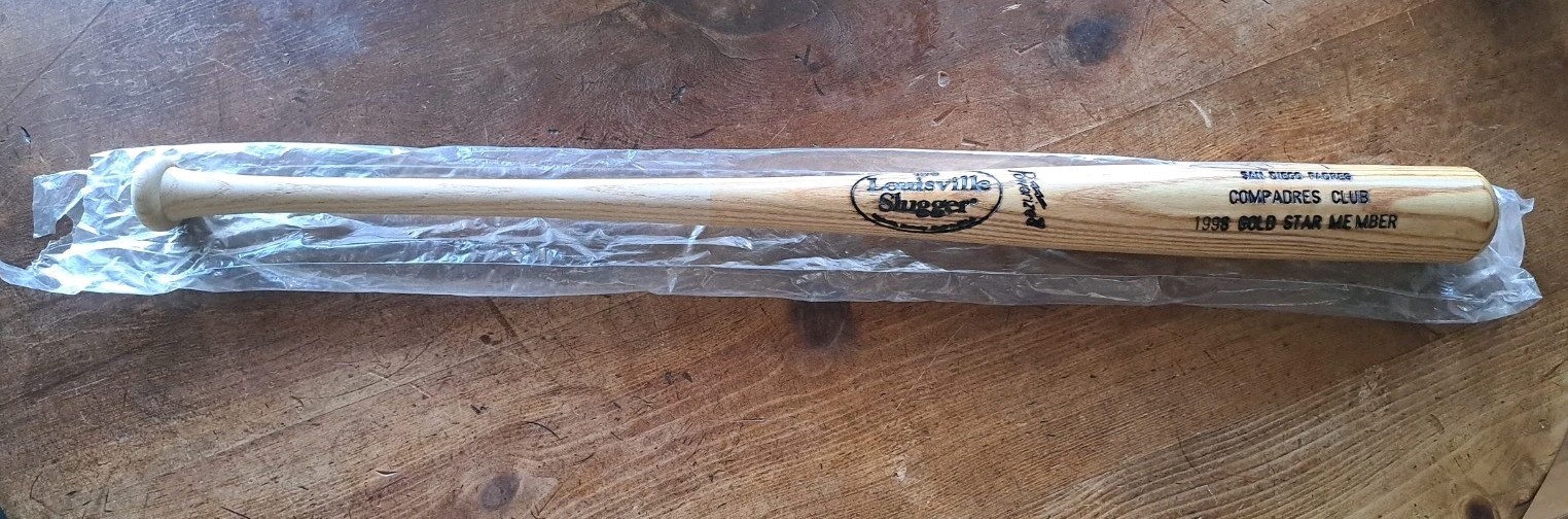 Vintage 1998 MLB Tony Gwynn Signed Bat Compadres Club Gold Star Member Vintage 1998 MLB Tony Gwynn Signed Bat Compadres Club Gold Star Member