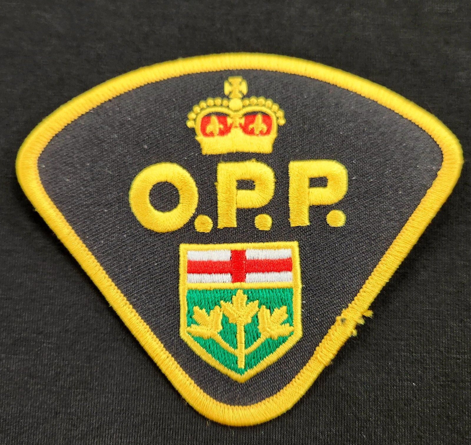 DEADSTOCK vintage 1970s/1980s OPP Badge Shaped Patch DEADSTOCK vintage 1970s/1980s OPP Badge Shaped Patch