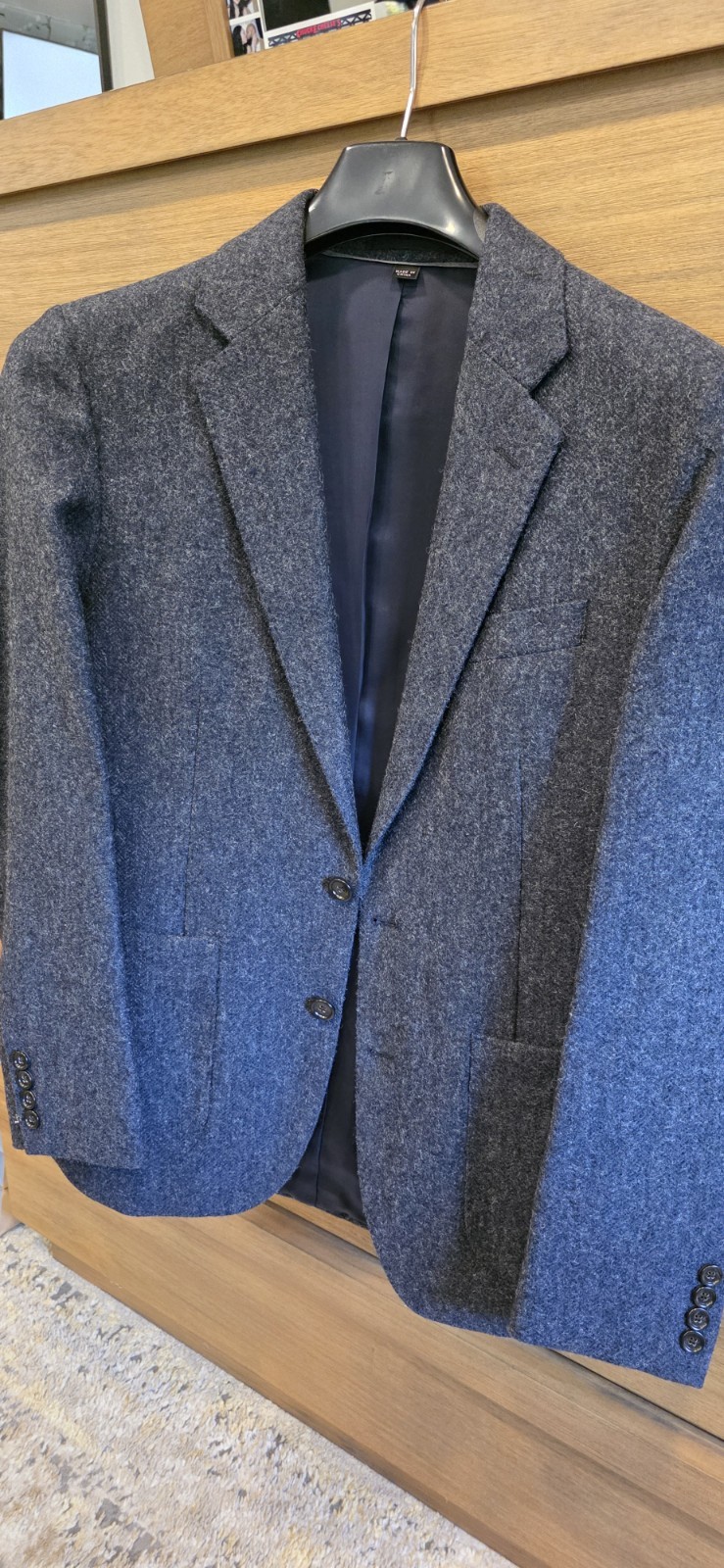 J.Crew Ludlow Blazer 38S Yorkshire Tweed Moon British Wool Bluish Gray Coat J.Crew Ludlow Blazer 38S Yorkshire Tweed Moon British Wool Bluish Gray Coat