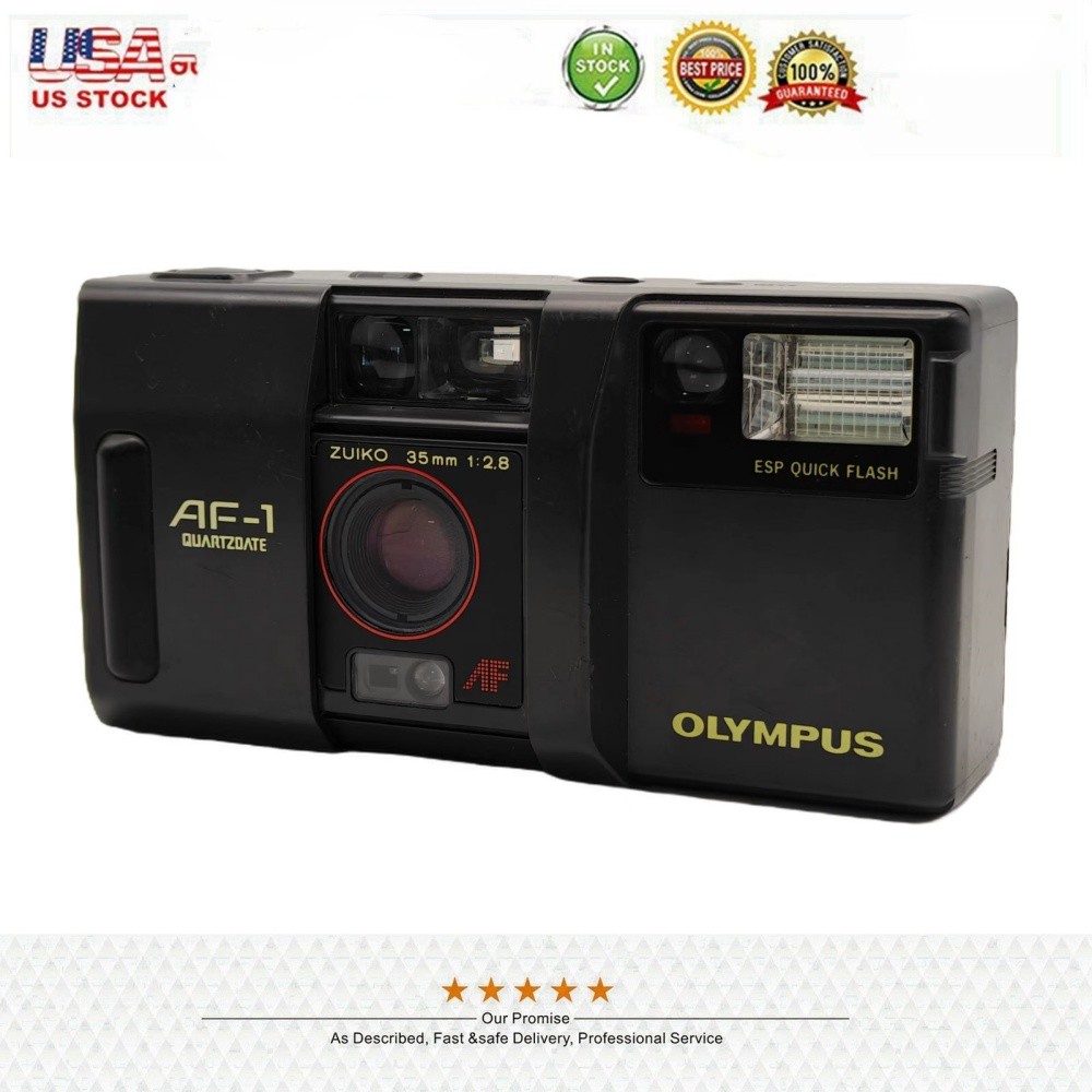 Olympus AF-1 Infinity 35mm Point & Shoot Film Camera Black - US Olympus AF-1 Infinity 35mm Point & Shoot Film Camera Black - US