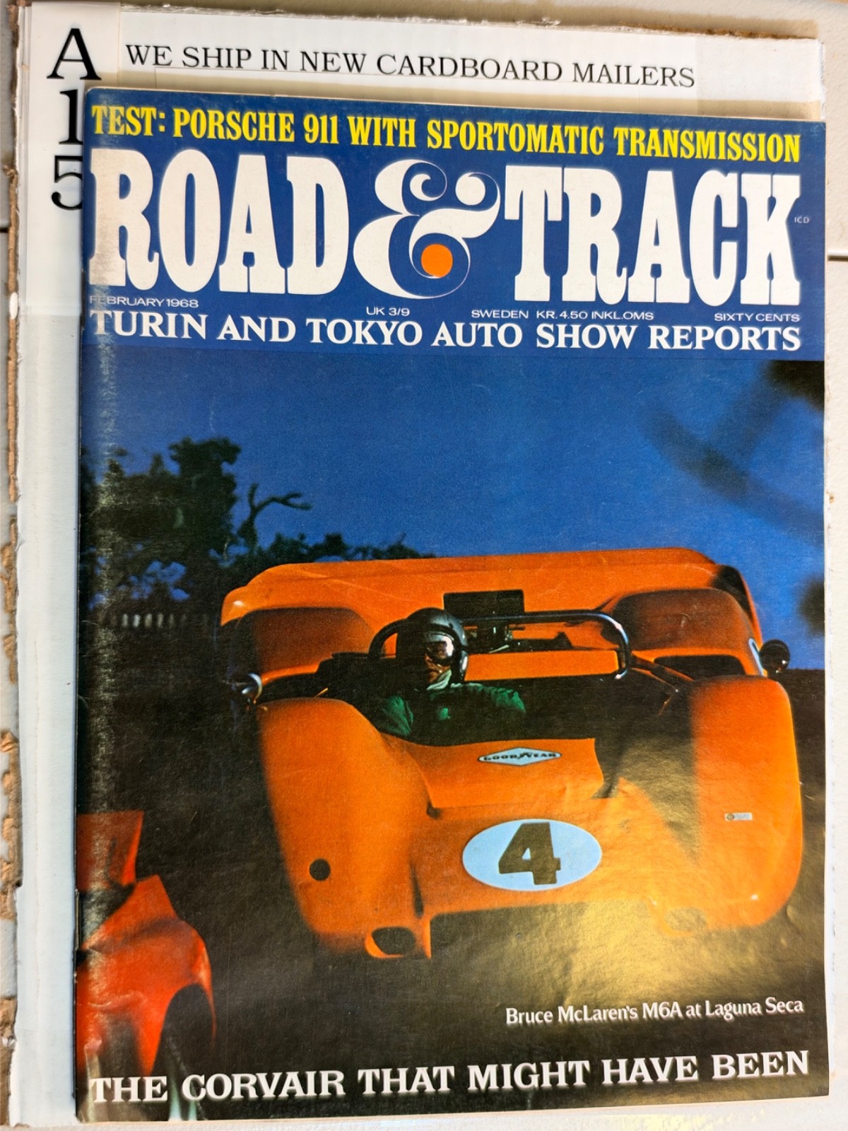 Vintage Road & Track Magazine February 1968