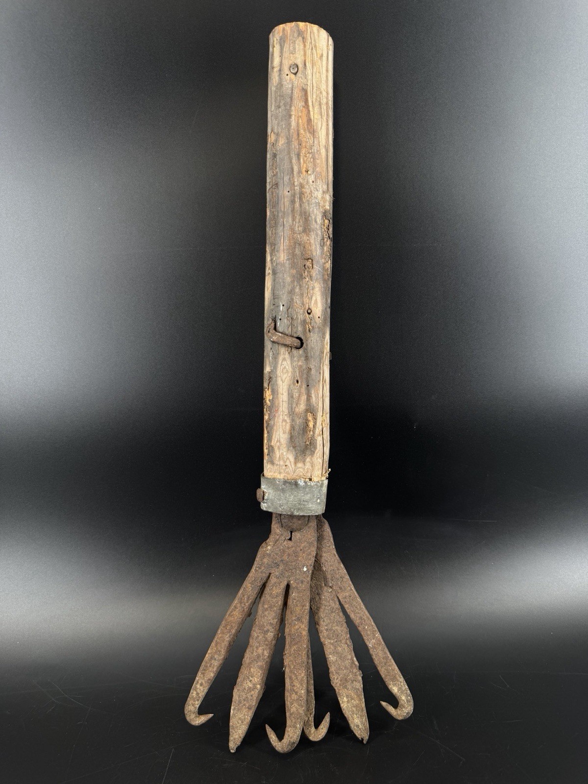 Antique Hand-forged Multi-tine Fishing Spear Primitive Folk Art Fishing Lure