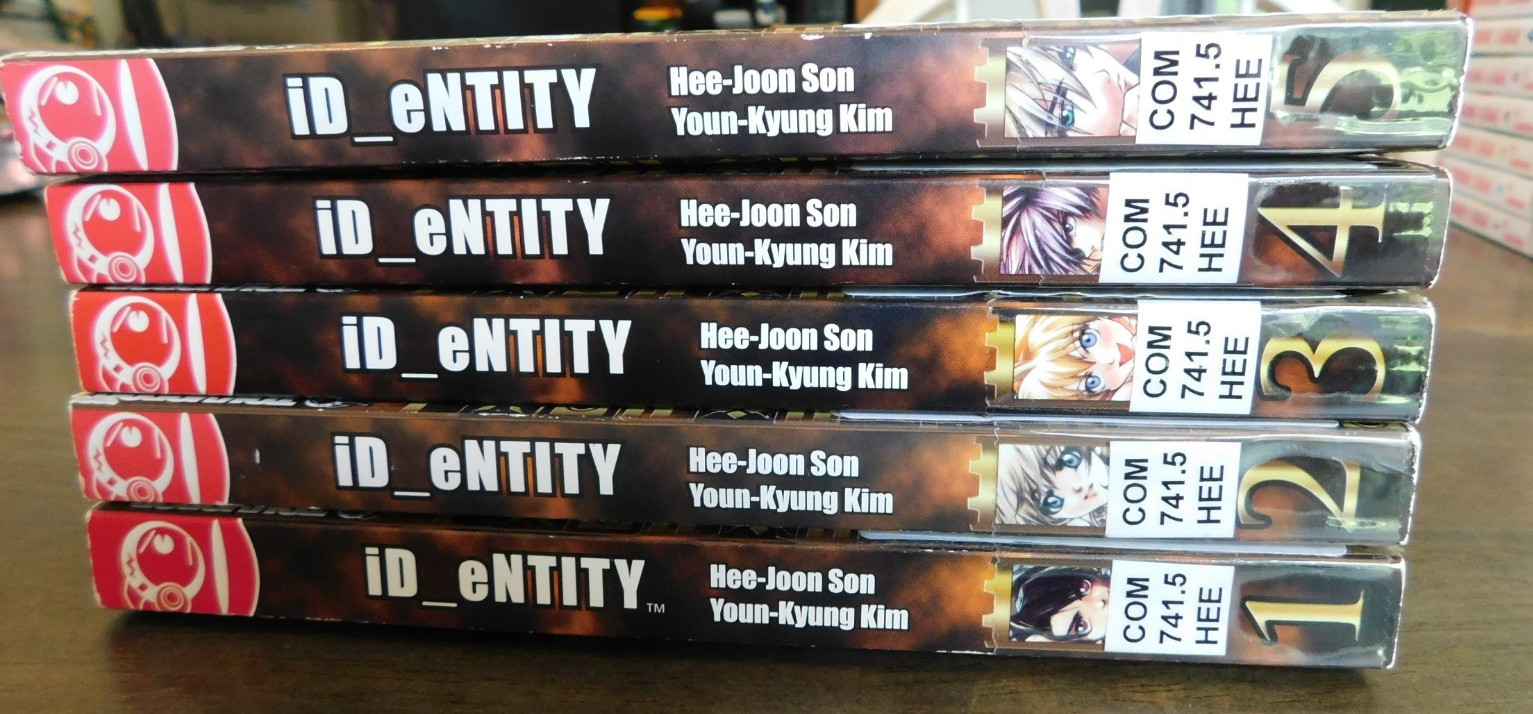 iD_eNTITY  MANGA - lot of 5 - volumes 1-5 by Hee-Joon Son Tokyopop