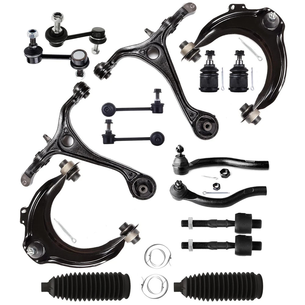 16Pcs Suspension Kit Control Arms Tie Rods Sway Bar Link for Acura TSX Accord 16Pcs Suspension Kit Control Arms Tie Rods Sway Bar Link for Acura TSX Accord