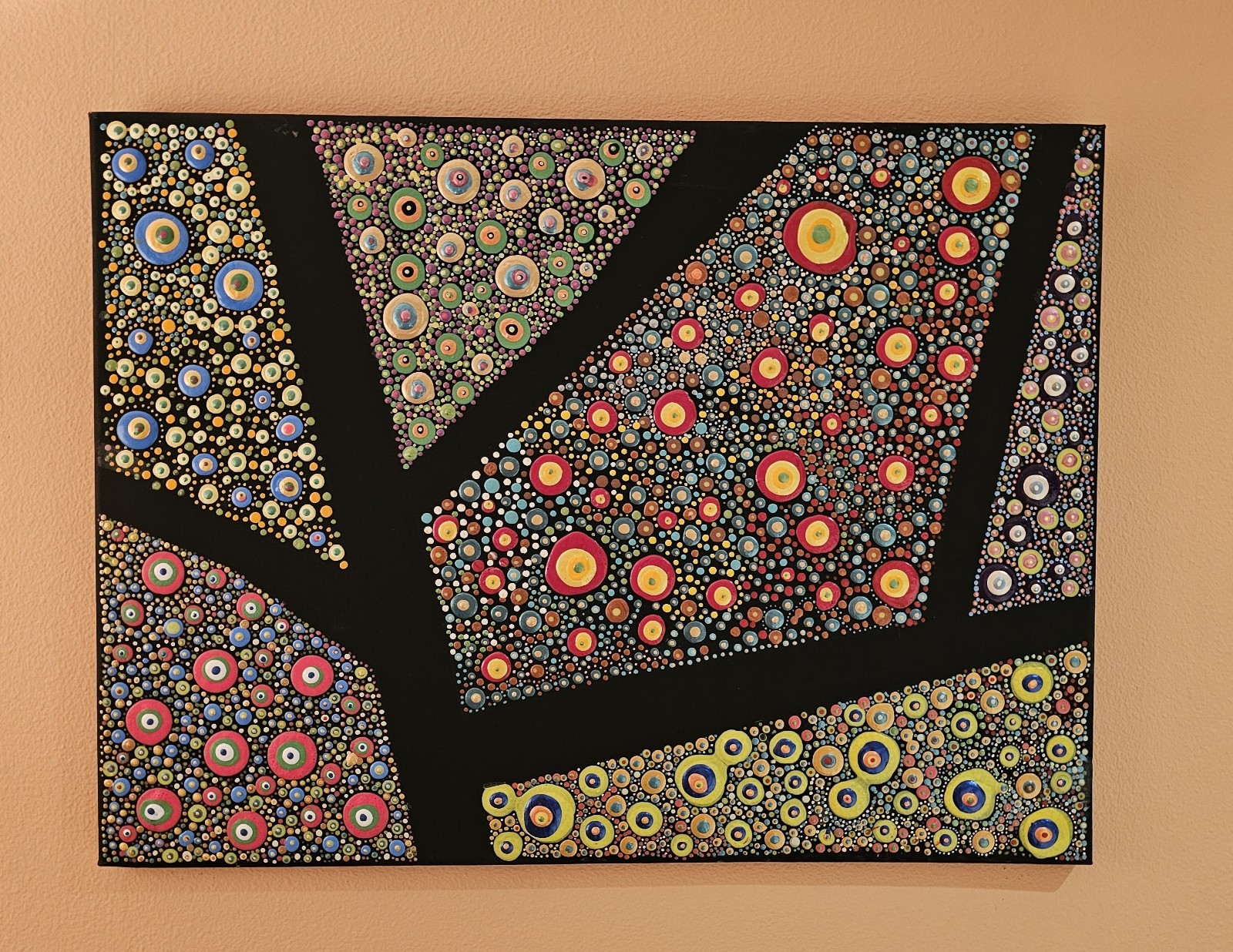 Original Acrylic Painting Abstract  by me. 18x24 on 1/2