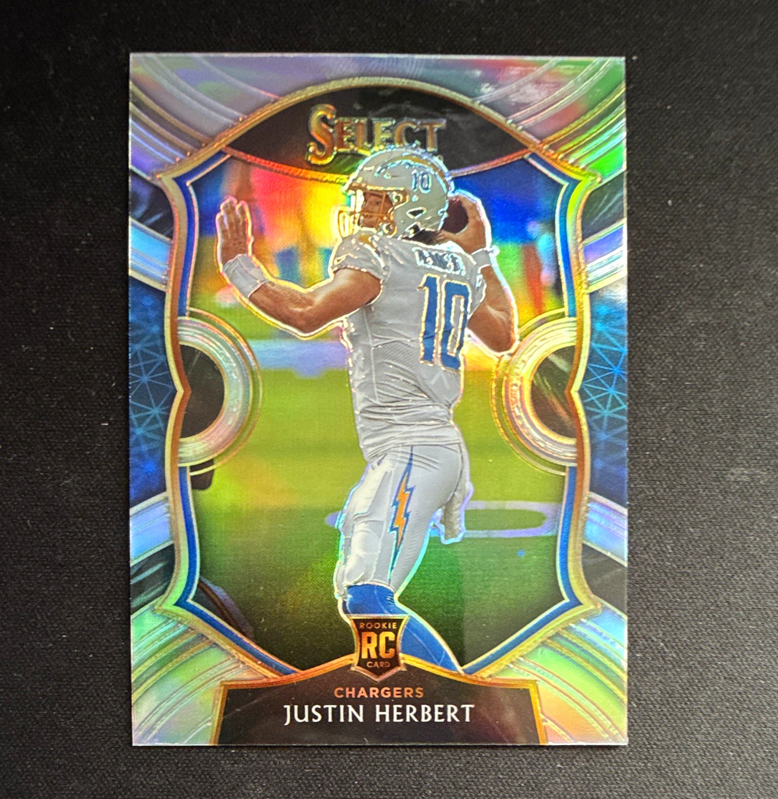 Panini 2020 Select Concourse Justin Herbert #44 Silver Prizm RC Chargers Panini 2020 Select Concourse Justin Herbert #44 Silver Prizm RC Chargers