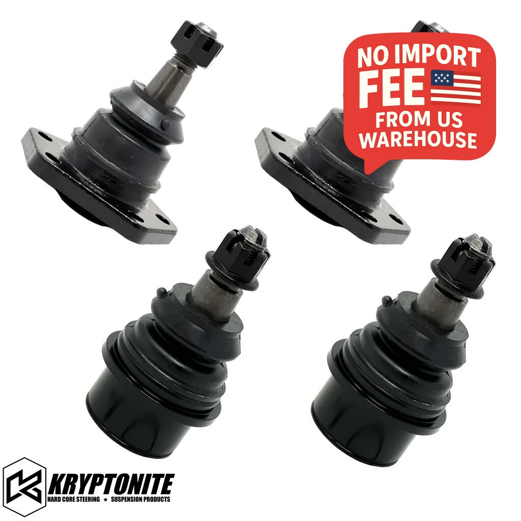 Kryptonite Upper & Lower Ball Joint Package For 11-23 Chevy/GMC 2500HD 3500HD