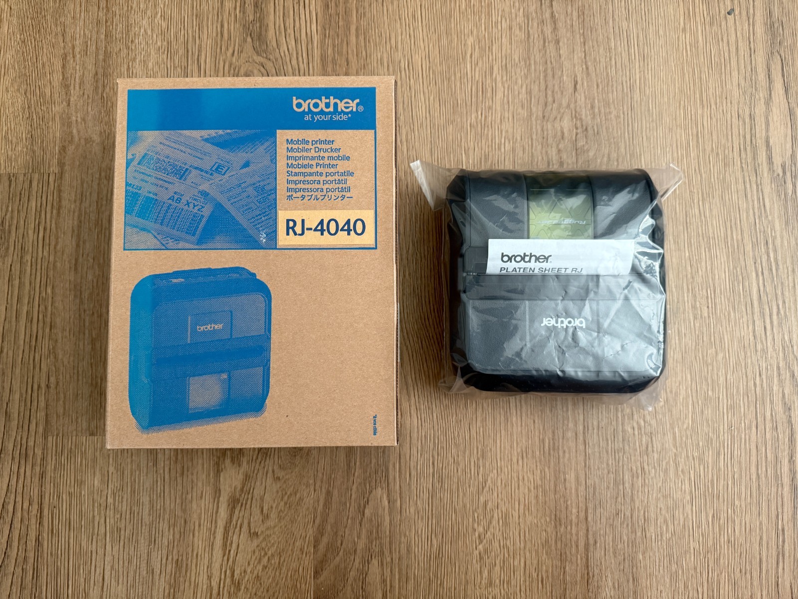 Brother RuggedJet RJ-4040 Mobile WiFi AirPrint Thermal Label Printer (Open Box)