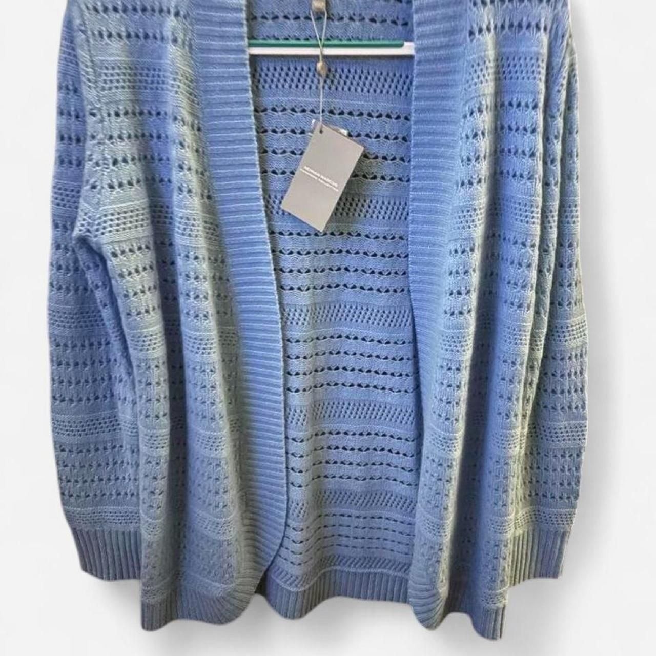 Neiman Marcus The Cashmere Collection Cardigan Size L Sky Blue