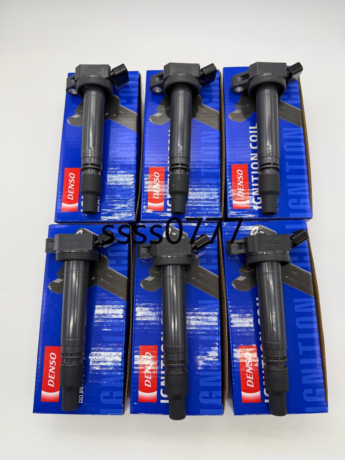 6PCS Genuine Ignition-Coil Denso OEM 099700-2510 90919-02250 For Toyota Lexus 6PCS Genuine Ignition-Coil Denso OEM 099700-2510 90919-02250 For Toyota Lexus