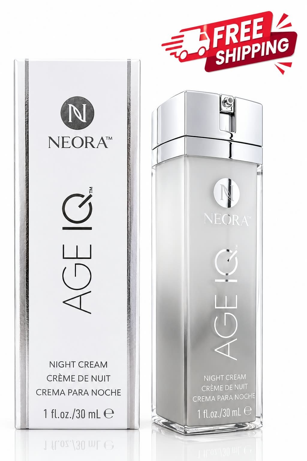Neora Age IQ Night Cream 1 fl oz / 30 mL New in Box Sealed