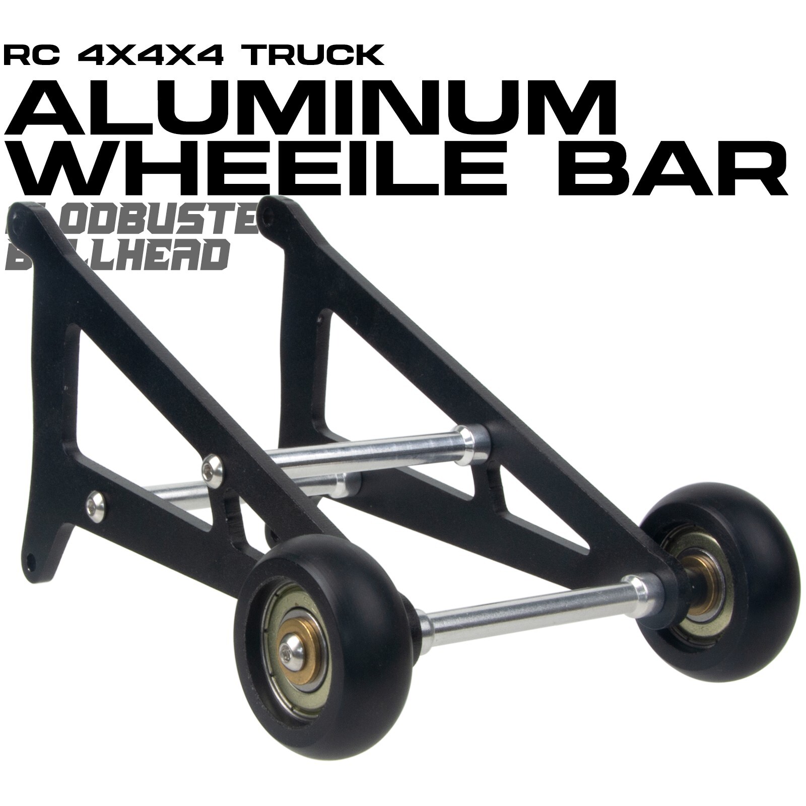 Aluminum Wheelie Bar Tail Head-Up Wheel for Tamiya Super ClodBuster / Bullhead