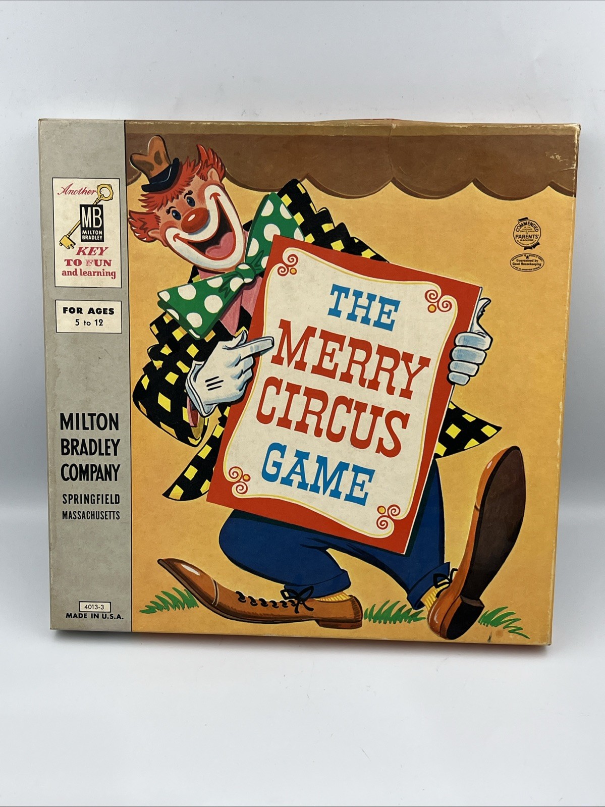 Vintage 1969 Milton Bradley The Merry Circus Game #4013 Sealed Never Opened