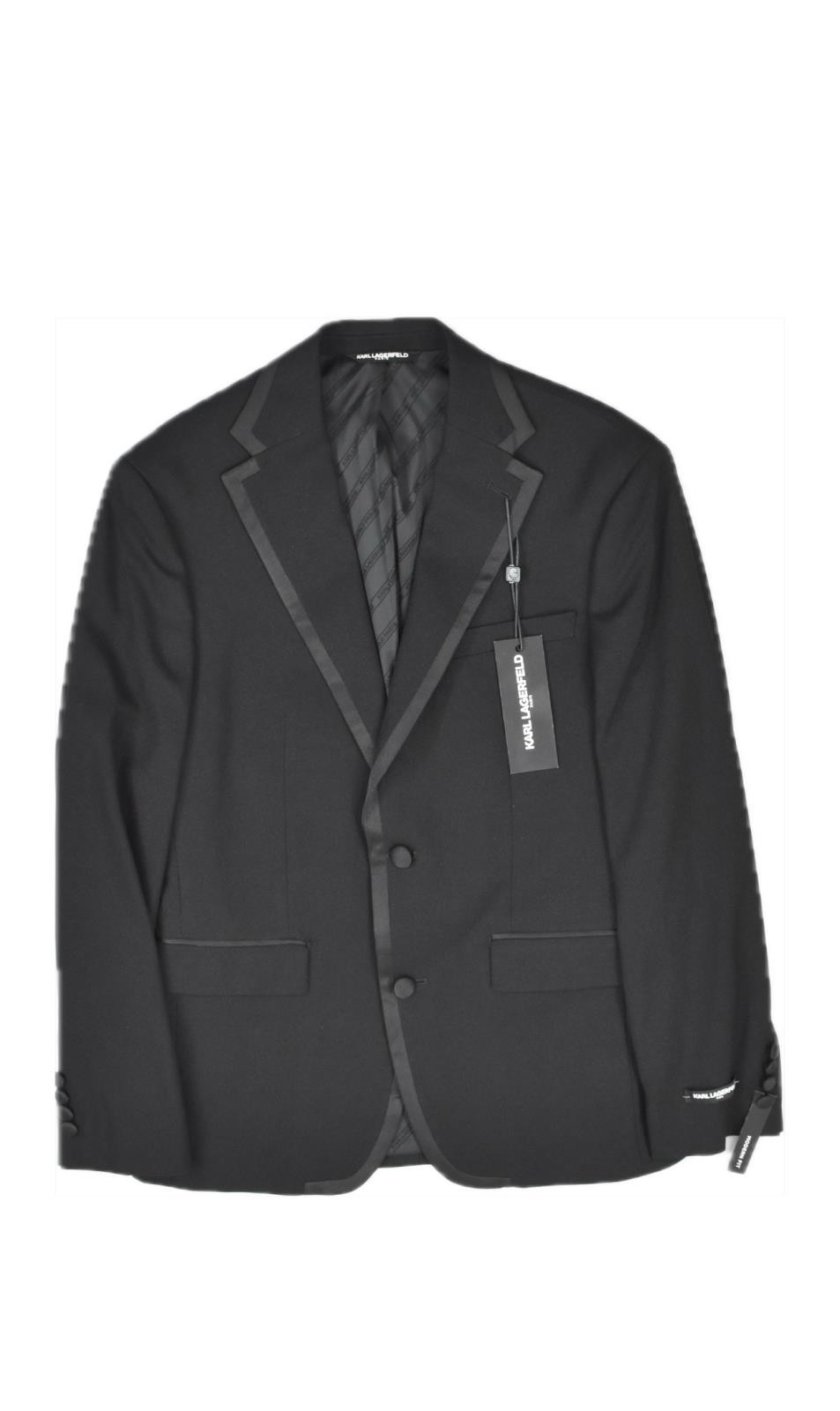 Karl Lagerfeld Men\'s Modern fit Tuxedo Suit Jacket 40 S NEW $495 ACTO2LSB0002