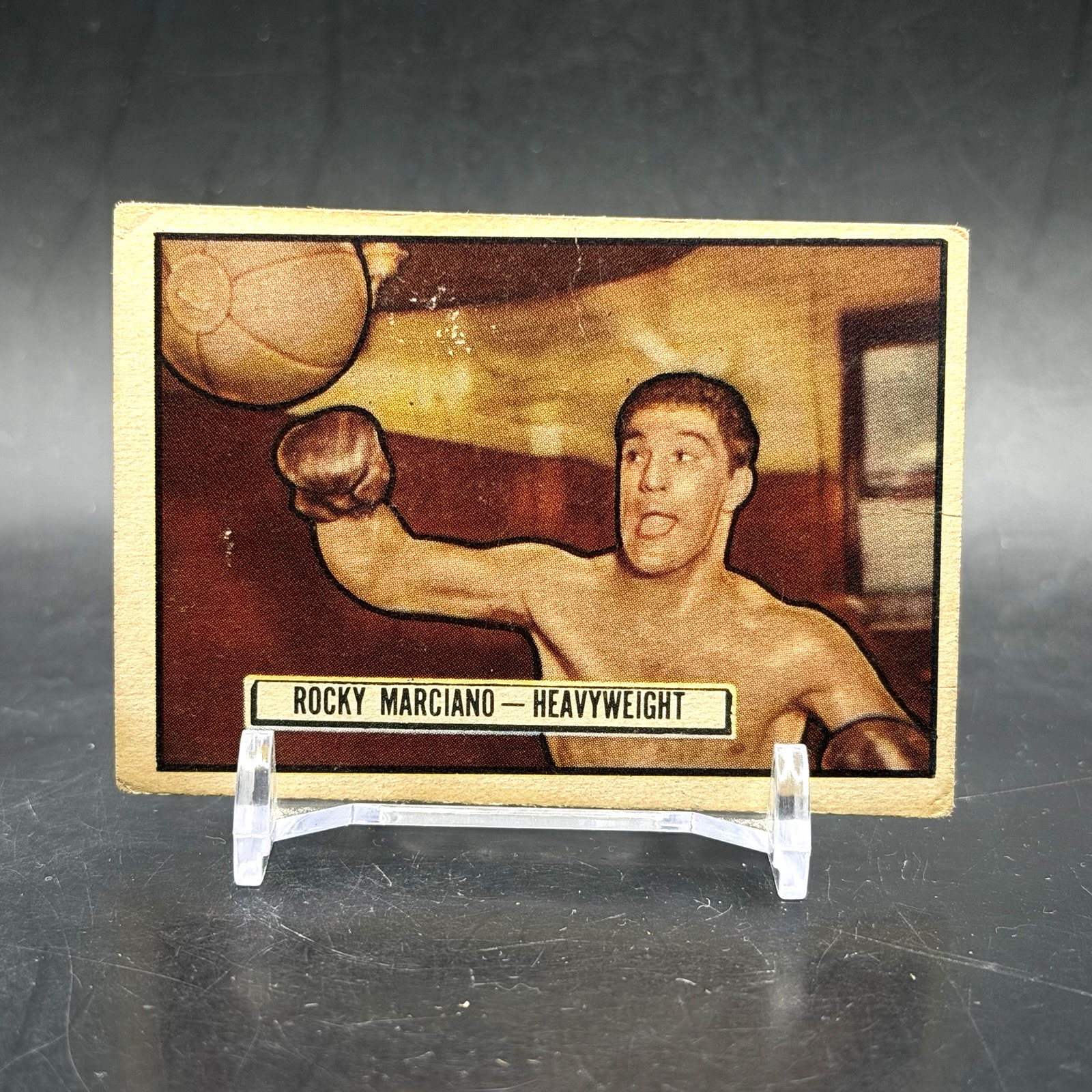 1951 #32 Topps Ringside Rocky Marciano HOF Rookie Vintage Boxing Trading Card